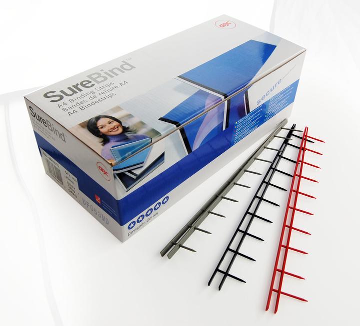 Produktbild GBC SureBind Bindestrips A4 blau 25 mm