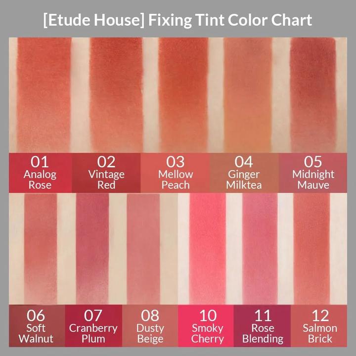 Actual product image Etude House Fixing Tint #2 Salmon Brick