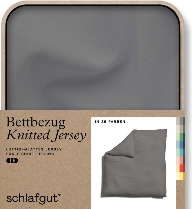 Produktbild schlafgut Knitted Jersey (Duvetbezug, 240 x 220 cm)