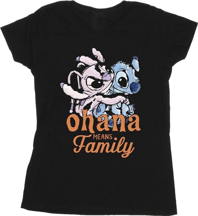 Disney Lilo And Stitch Ohana Angel Hug TShirt (M)