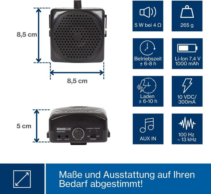 Image du produit Velleman Amplificateur De Voix Portable (Passif)