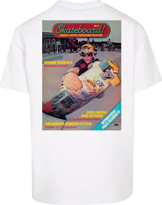 Actual product image Merchcode The Skateboard Magazine Cover No 11 Oversize Tee - 169731 (XS)