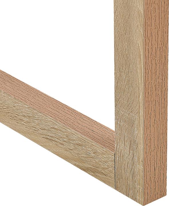 Produktbild Beliani Schreibtisch weiss / heller Holzfarbton 120 x 60 cm JENKS (120 x 60 x 75 cm)