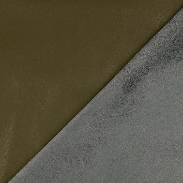 Stoffrestposten Bekleidungsleder - Olivegrün