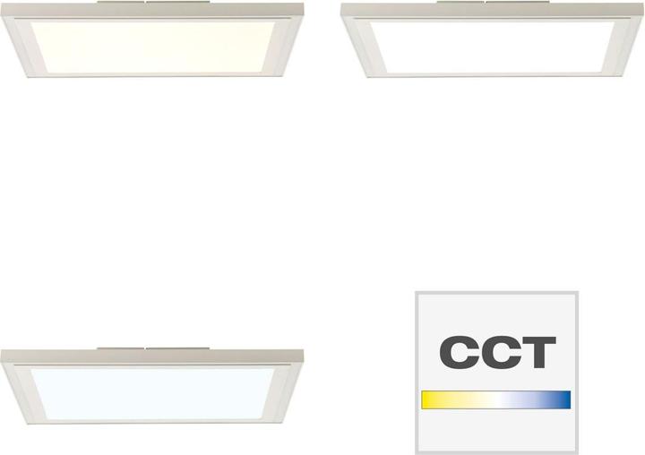 Brilliant Lanette LED 24W /WA/DE/2300lm/DIM/CCT/RGB/NL/RC Deckenaufbau-Paneel 40x40cm (2300 lm)
