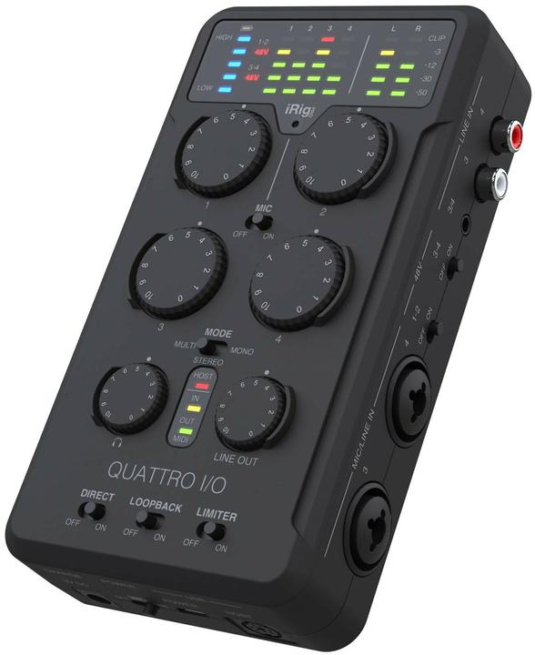 Produktbild IK Multimedia Audio Interface IRig Pro Quattro I/O Deluxe (USB)