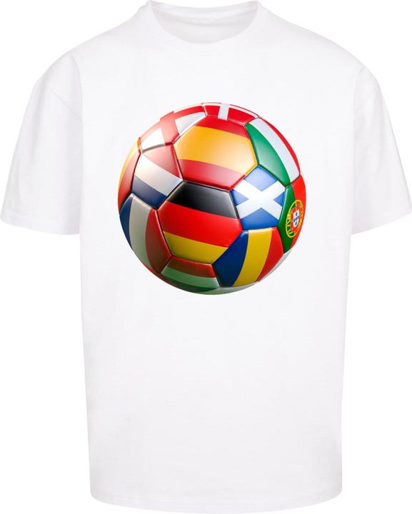 Actual product image Urban Classics Football's coming Home Europe Tour Oversize Tee - 141509 (XXL)