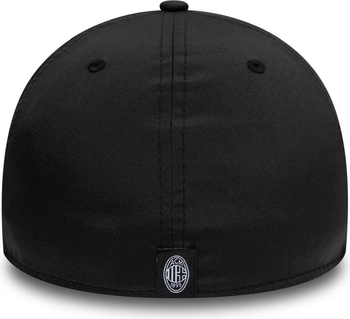 Produktbild New Era 39Thirty Stretch Cap RUBBER AC Mailand schwarz - M/L (M, L)