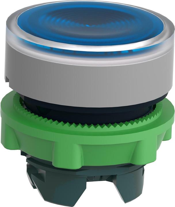Actual product image Schneider Electric Illuminated pushbutton, front, grooved, ZB5AW363SC0