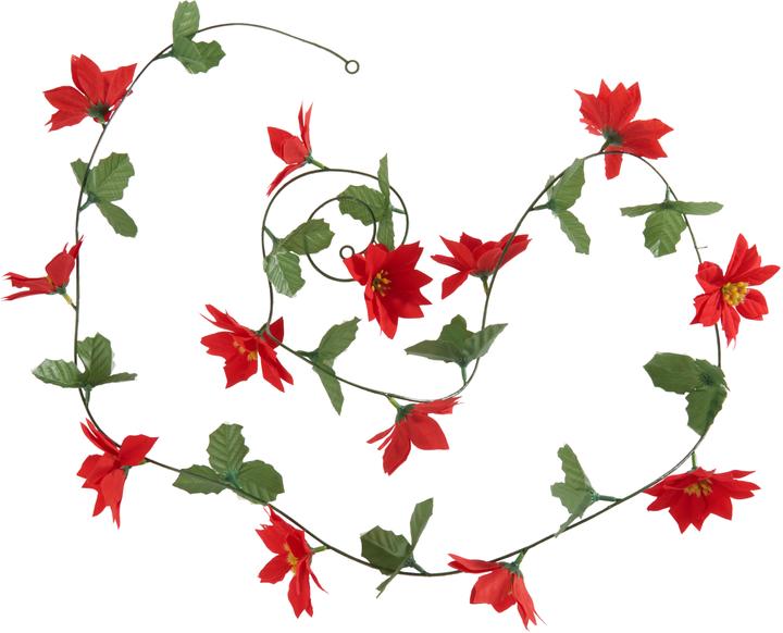 VBS Weihnachtsstern Girlande, L ca. 200 cm