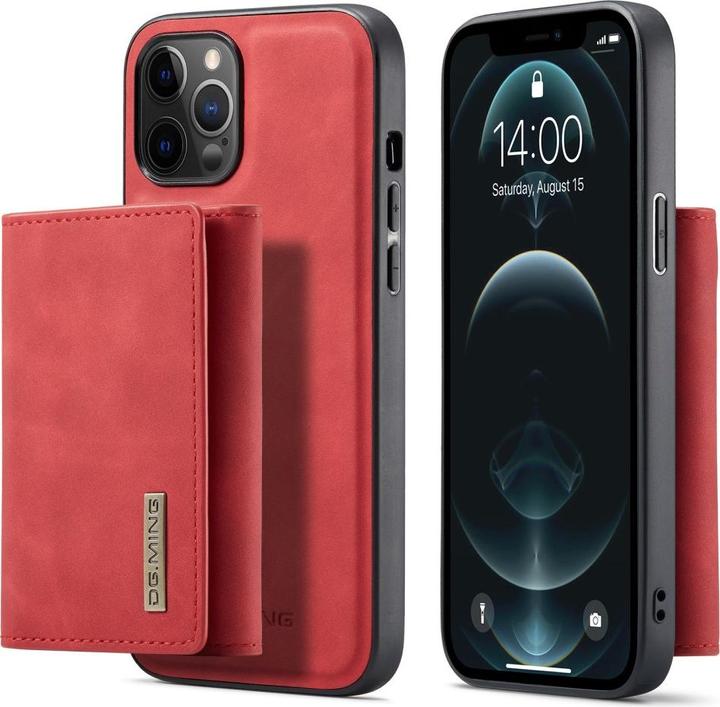 Actual product image Cover-Discount iPhone 13 mini - case with credit cards case red (Apple iPhone 13 mini)