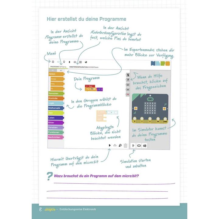 Produktbild Joy-it cej-MB-Set01 Electronic Adventure Micro:Bit Programmieren Experimentier-Box ab 8 Jahre