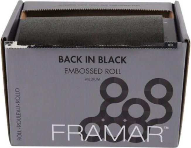 Produktbild Framar Embossed Roll Medium Back in Black 320 ft.