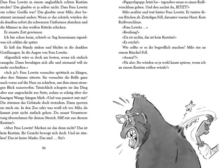 Produktbild Hilfe, meine Lehrerin ist ein Gorilla (Deutsch, Meike Haas, Jan Reiser, 2024)