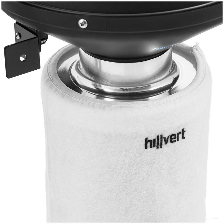 Actual product image Hillvert Air Filter Set - 50 cm activated carbon filter / tube fan / exhaust air hose - 249,6 m³/h - Ø 102 mm
