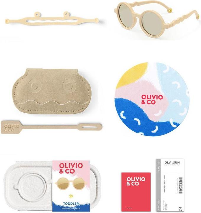 Immagine prodotto Olivo & Co Sonnenbrille TODDLER rund Classic Desert Sand