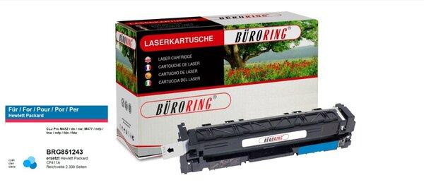 Image du produit Büroring Toner Cartridge, ersetzt HP CF411, ca. 2.300 Seiten, cyan