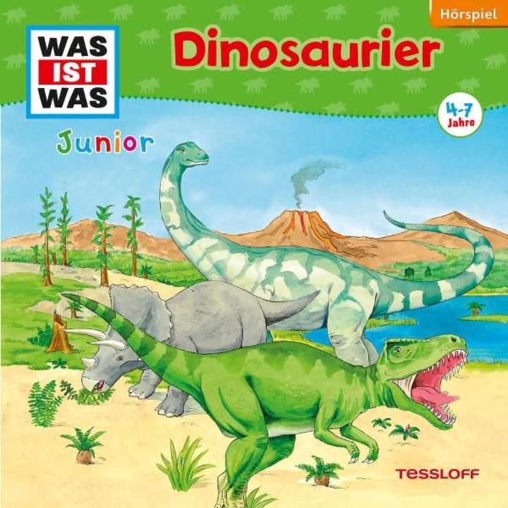 Produktbild Tessloff WAS IST WAS Junior Hörspiel: Dinosaurier (Luis-Max Anders, Friederike Wilhelmi, Maximilian Walther, Astrid Vohwinkel, Charlotte Habersack, Deutsch)