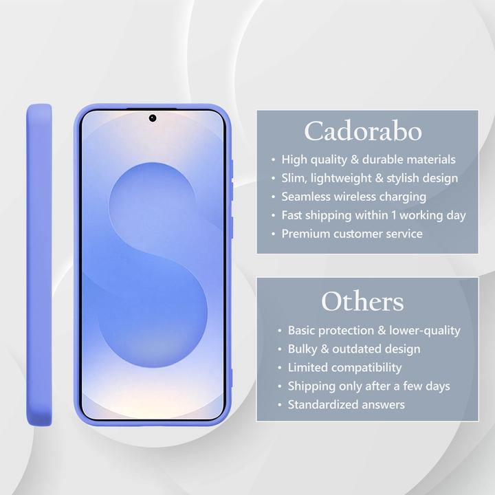 Produktbild Cadorabo Hülle für Samsung Galaxy S25 im Liquid Case Design (Samsung Galaxy S25)