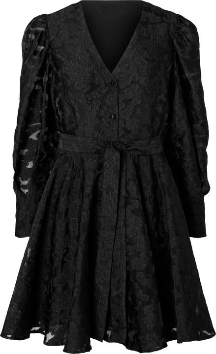 Selected Femme Geblümtes Kleid mit Puffärmeln (34)