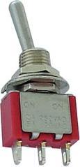 Produktbild Velleman Vertical Toggle Switch Spdt On-(On)