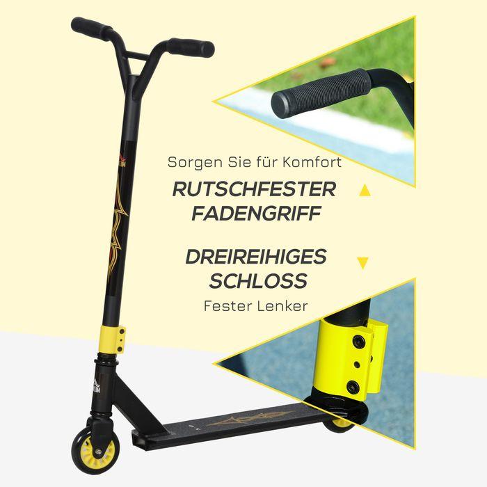 Actual product image Swisshandel24 Stunt Scooter, Funscooter, Stuntscooter mit ABEC 9 Kugellagern, Kickscooter, Gold