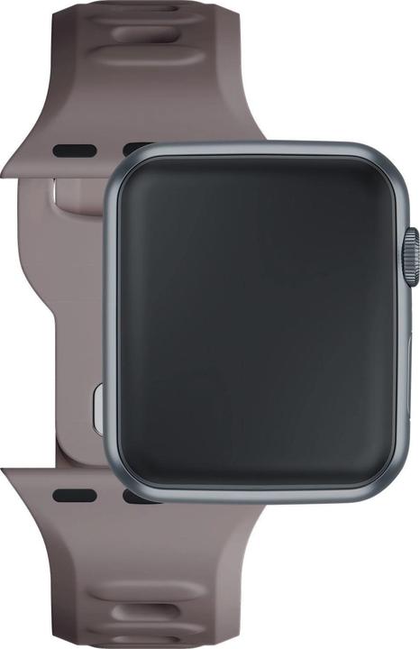 Produktbild 3MK Silicone Watch Strap brązowy/taupe dla Apple Watch 38/40/41mm (Silikon, Edelstahl)