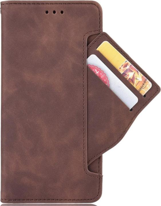 Produktbild Cover-Discount OPPO Reno8 - Etui mit vielen Kartenfächer braun (Oppo Reno 8)