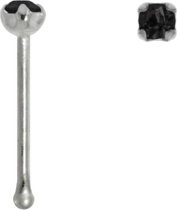 Bijouteria Nasenpiercing (Silber 925, Kristall)