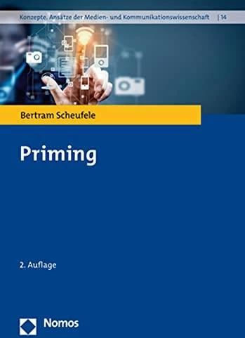 Produktbild Priming (Deutsch, Bertram Scheufele, 2022)