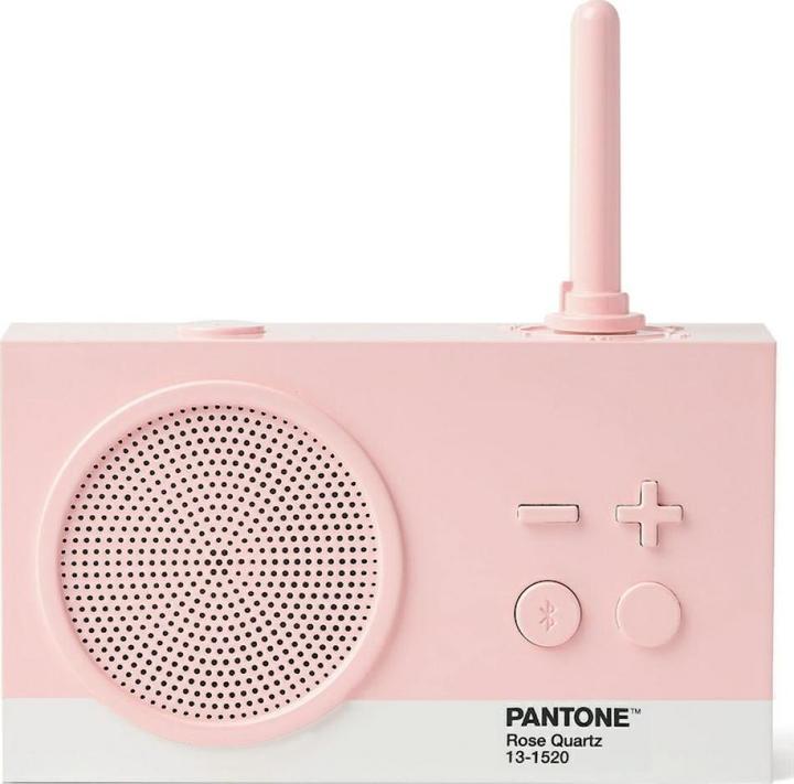 Actual product image Lexon Bluetooth Radio Tykho 3 X Pantone light pink