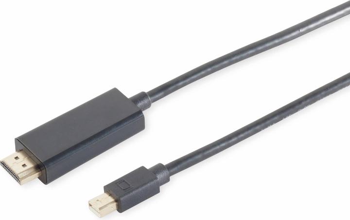 Actual product image NoName mini DisplayPort > HDMI (ST-ST) 1.2 2m Black (2 m, HDMI)