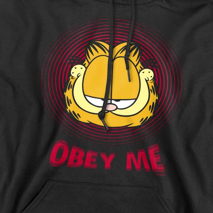 Immagine prodotto Garfield Obey Me Felpa con Cappuccio Uomo (L)