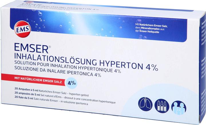 Actual product image Emser Inhalationslösung 4 % hypertonisch