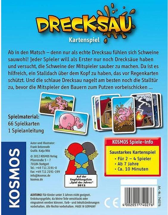 Produktbild Kosmos Drecksau (Deutsch)