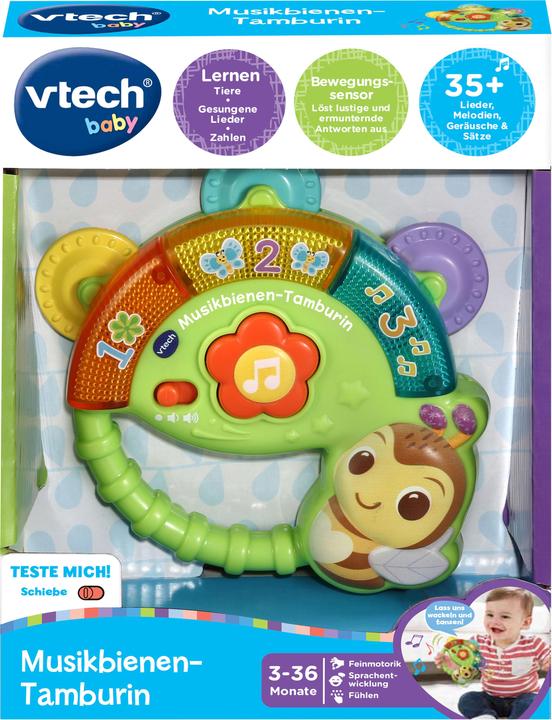 Actual product image VTech Music Bee Tambourine (German)