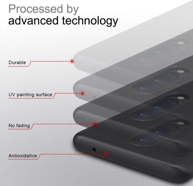 Actual product image Nillkin Super Frosted Shield Series (Oneplus 8)