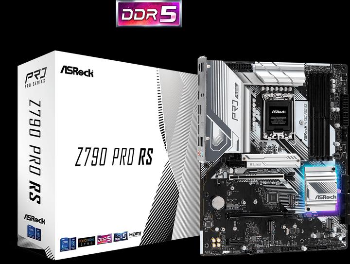 Produktbild AsRock Z790 Pro RS (LGA 1700, Intel Z790, ATX)