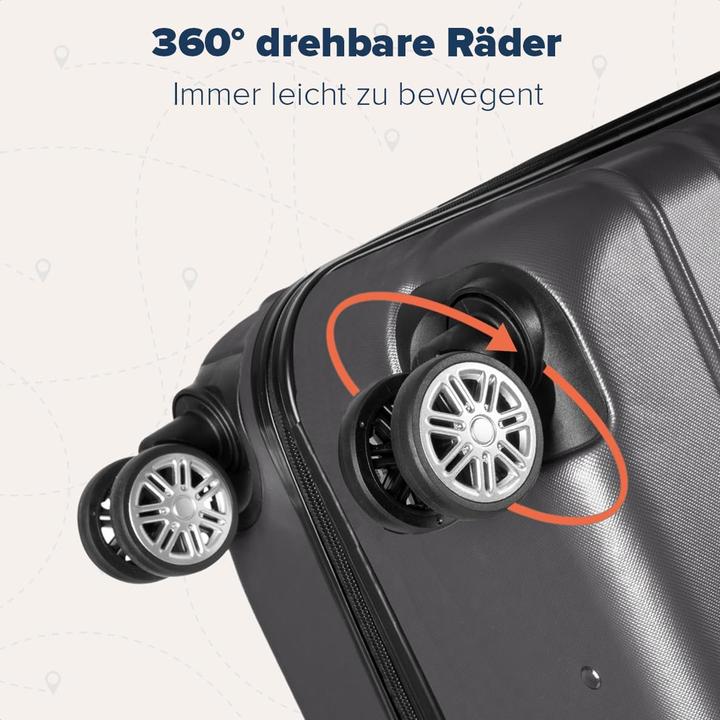 Image du produit Trvlmore 2-teiliges Kofferset (110 l, Bagage à main (jusqu'à 50l), L (90 - 115l))