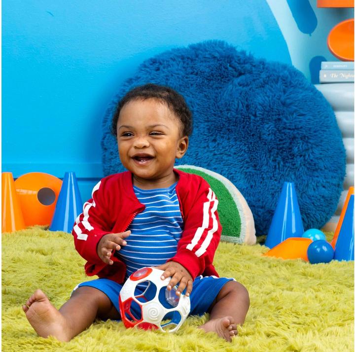 Actual product image Oball Soccer - red/white/blue