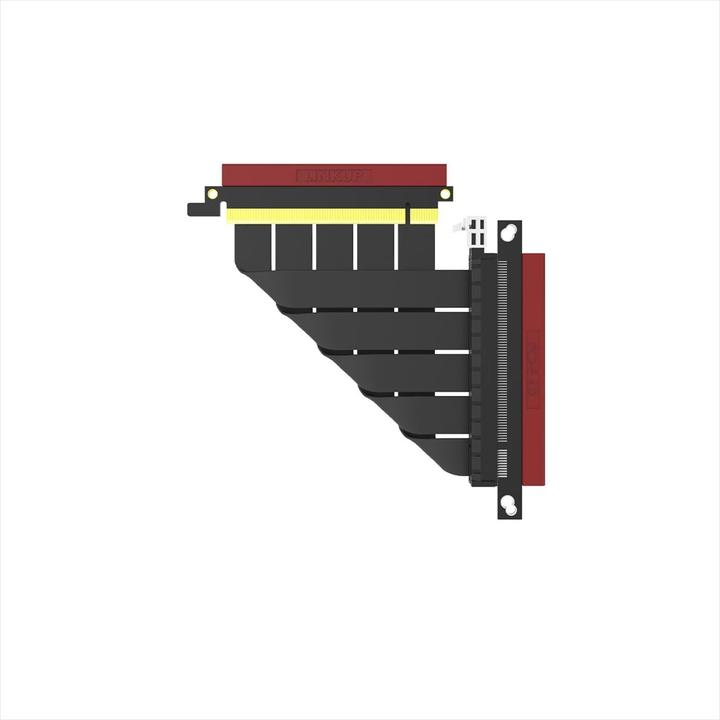Produktbild Ssupd Riser Flachband-Kabel - PCIe 4.0, 140mm, gewinkelt