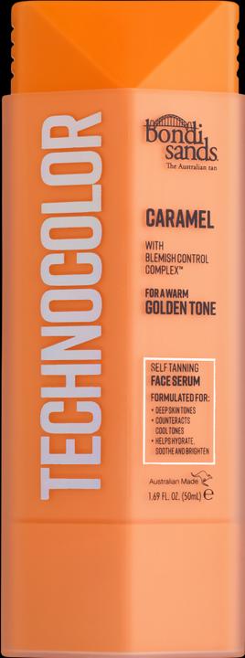 Produktbild Bondi Sands Technocolor Caramel Selbstbräuner Gesichtsserum Einfache Anwendung Streifenfrei Fake Tan Enrich (Selbstbräunungsserum, 50 ml)