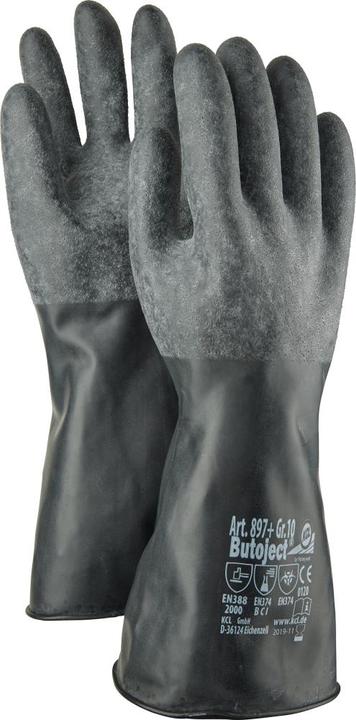 Produktbild Honeywell KCL Handschuh Butoject 897 Gr. 9 (Butylkautschuk)