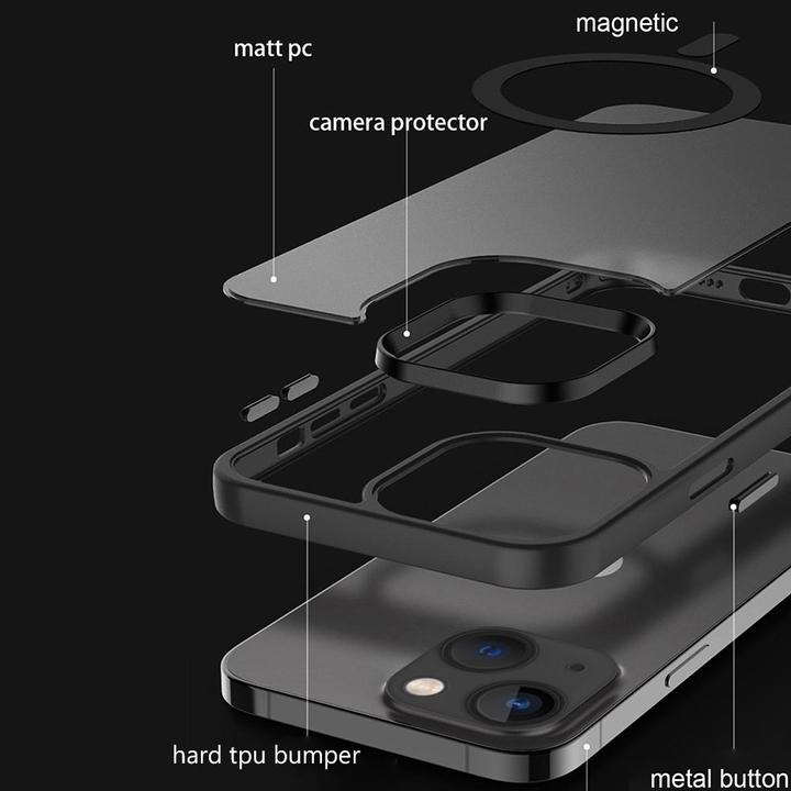 Produktbild Cadorabo Hülle für Apple iPhone 13 kompatibel mit MagSafe (Apple iPhone 13)