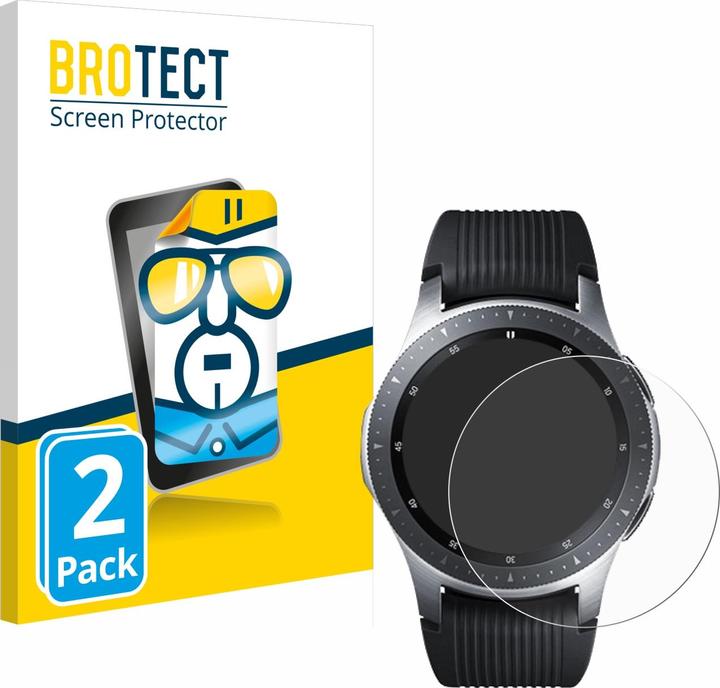 Produktbild BROTECT Schutzfolie Displayschutz Klar (2 Stück, Galaxy Watch (46mm))