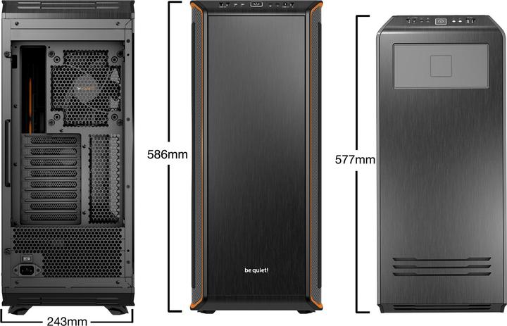 Actual product image be quiet! Dark Base Pro 900 rev.2 (ATX, mATX, Mini-ITX, E-ATX, XL-ATX)