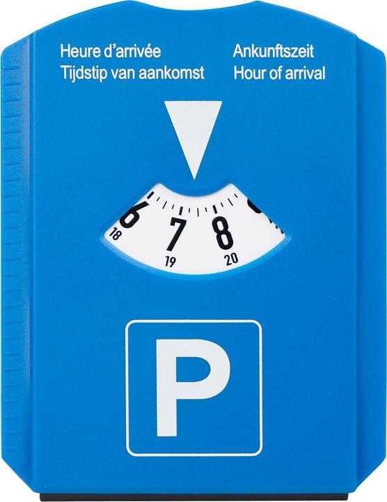 Immagine prodotto Disco da parcheggio con raschiaghiaccio, misuratore di profilo e chip per gli acquisti