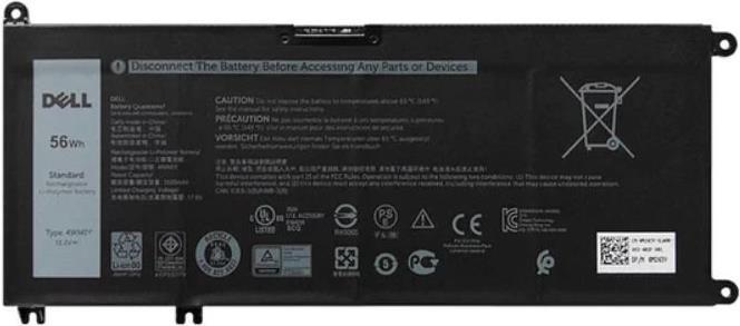 Produktbild Dell Battery, 56WHR, 4 Cell (4 Zellen)