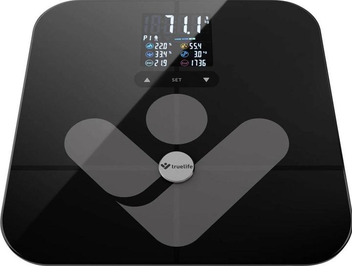 Truelife Personenwaage max. 180 kg FitScale W7 BT black retail (180 kg)
