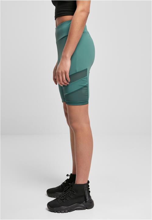 Actual product image Urban Classics Ladies High Waist Tech Mesh Cycle Shorts (XS)